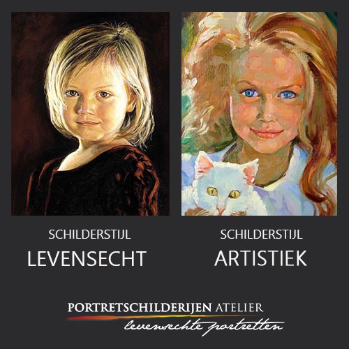Kinder-portret laten schilderen